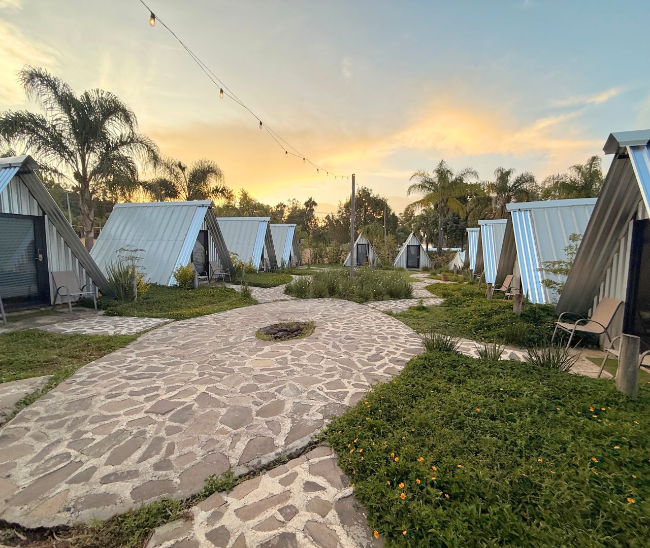 Glampings A-Frame de la Aldea Kavala